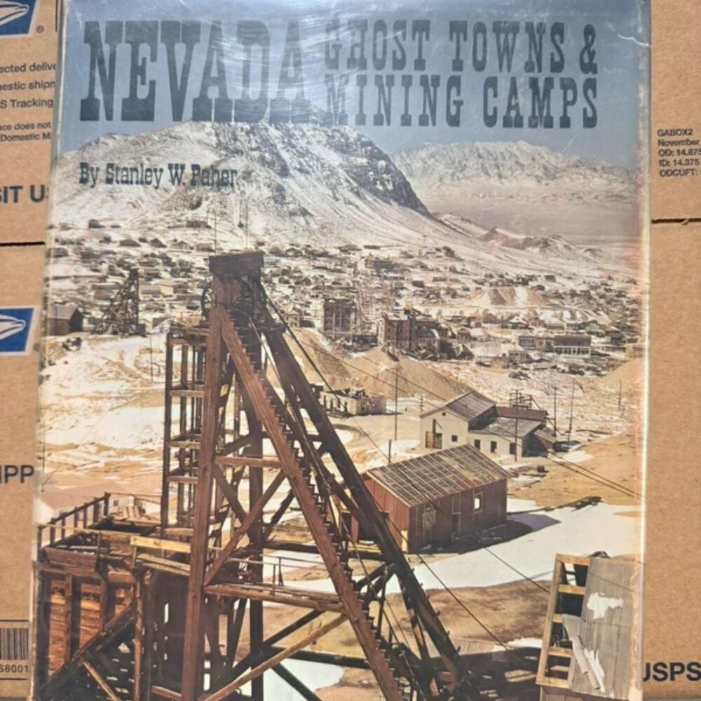 Vintage 1970 hardcover edition of Nevada Ghost Towns & Mining Camps